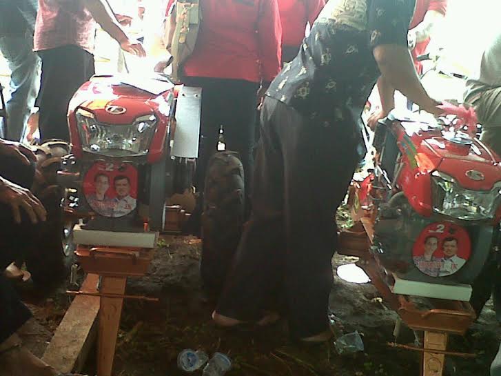 Acara Panen Padi di Langowan Jadi Ajang Kampanye Capres